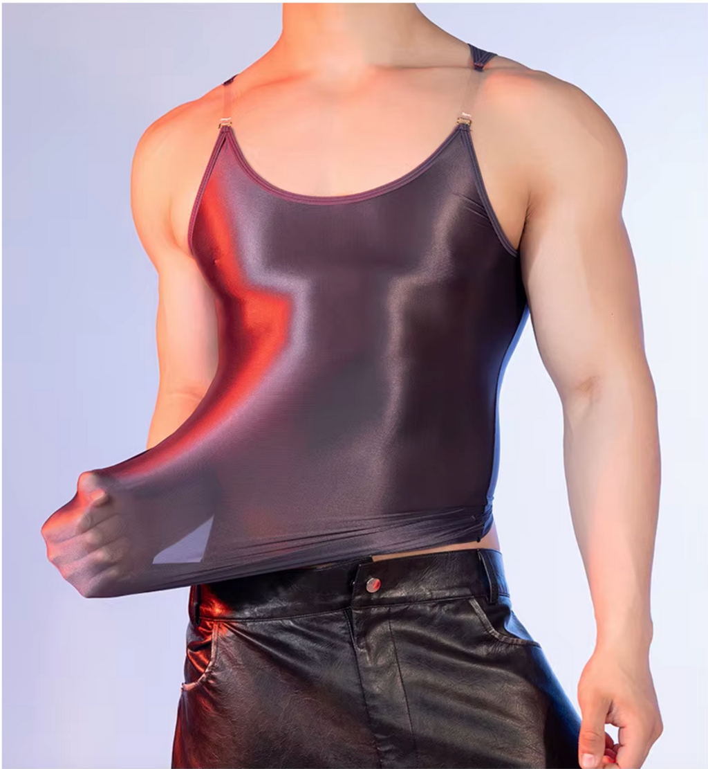 White Sheer Tank Top