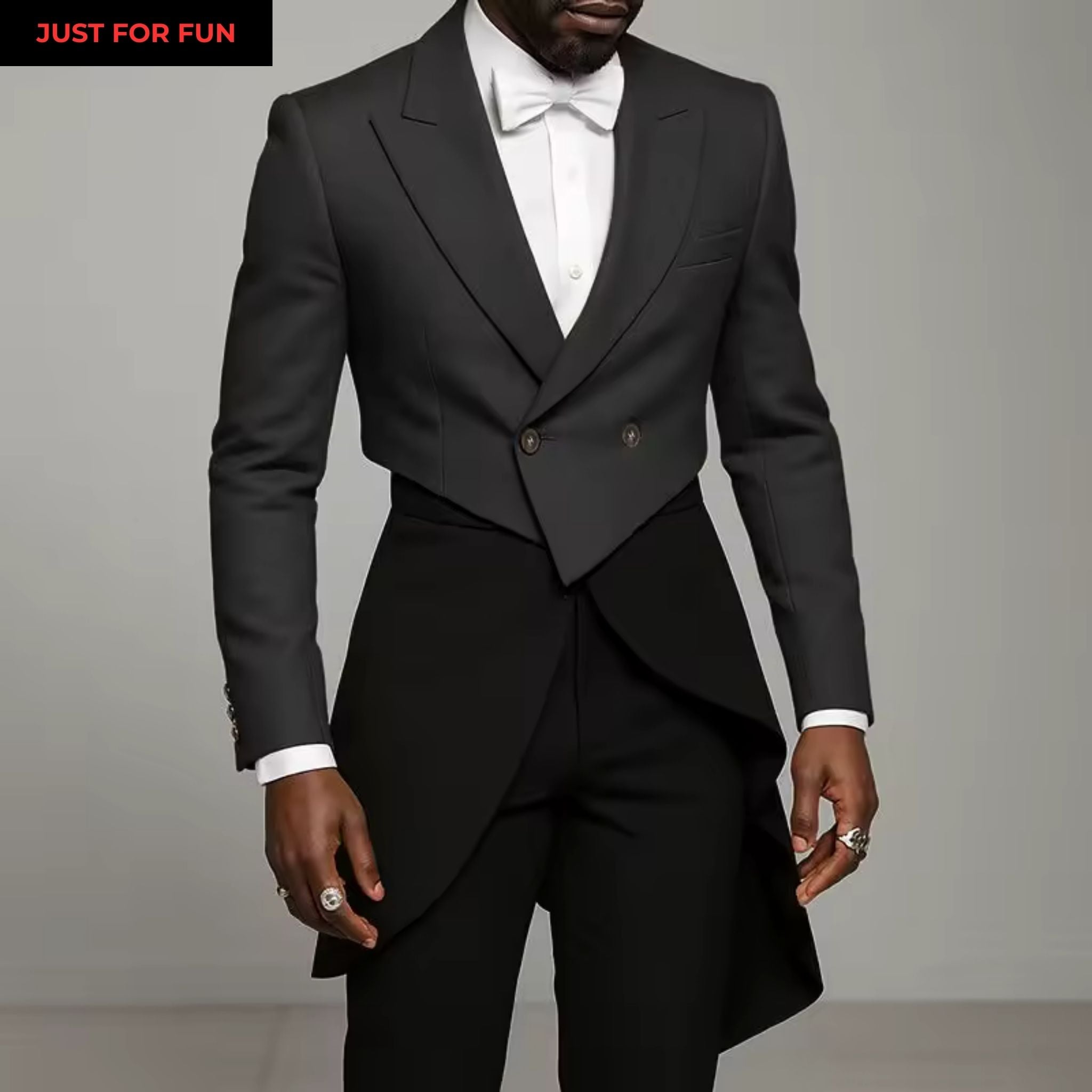 Brown Crop Blazer Men