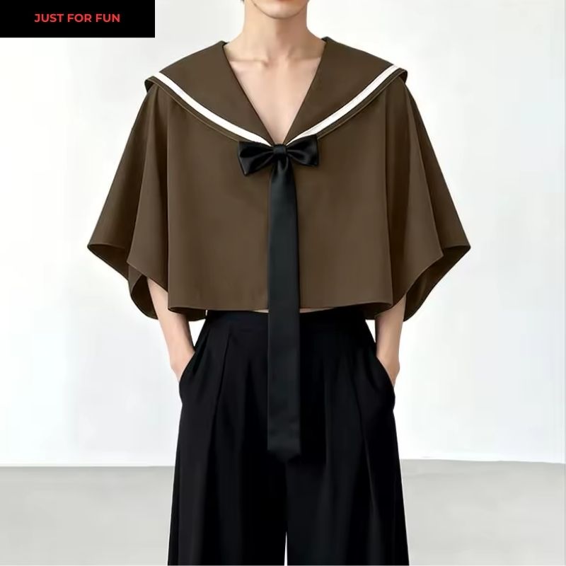 Navy Patchwork Sailor Shirt