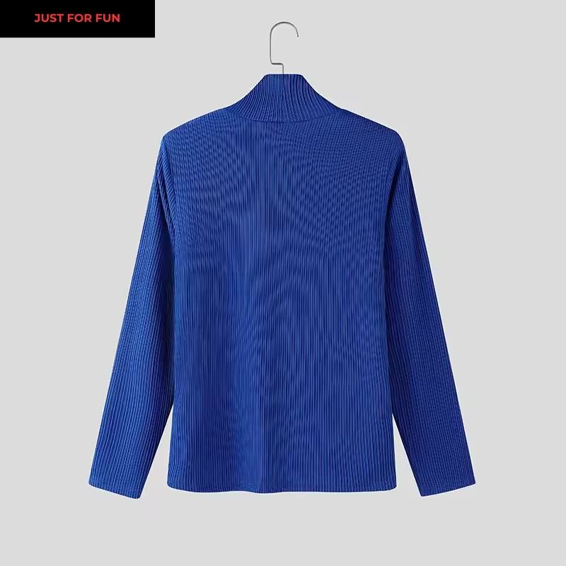 Black Patchwork Long Sleeve Mesh T-shirt