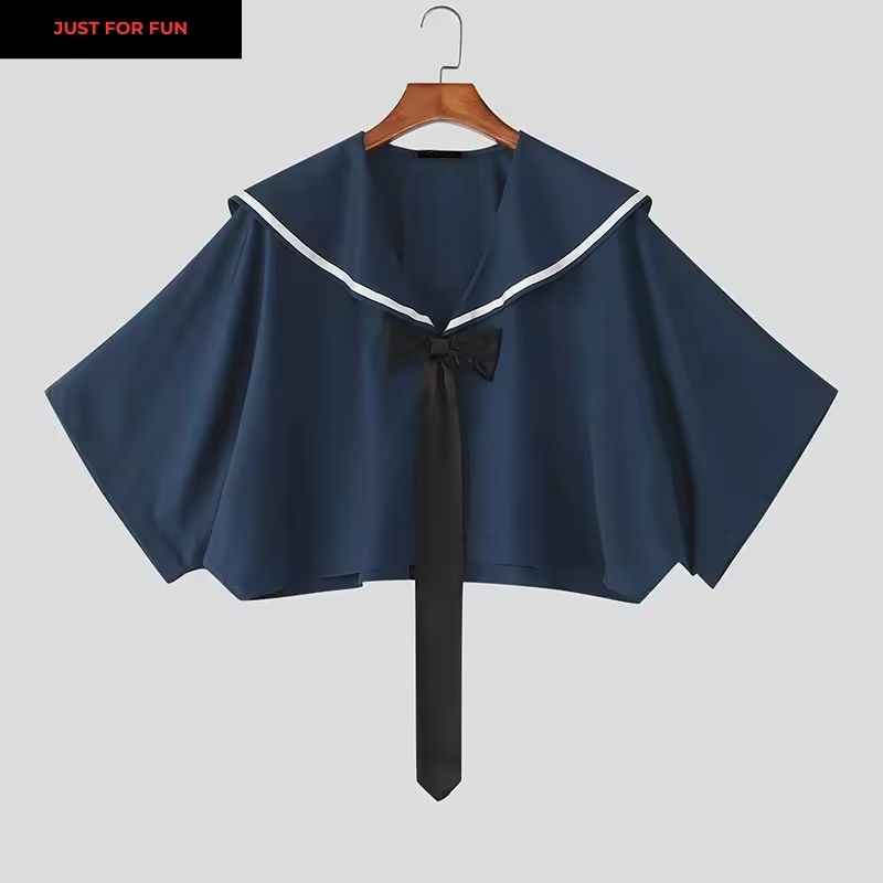 Navy Patchwork Sailor Shirt