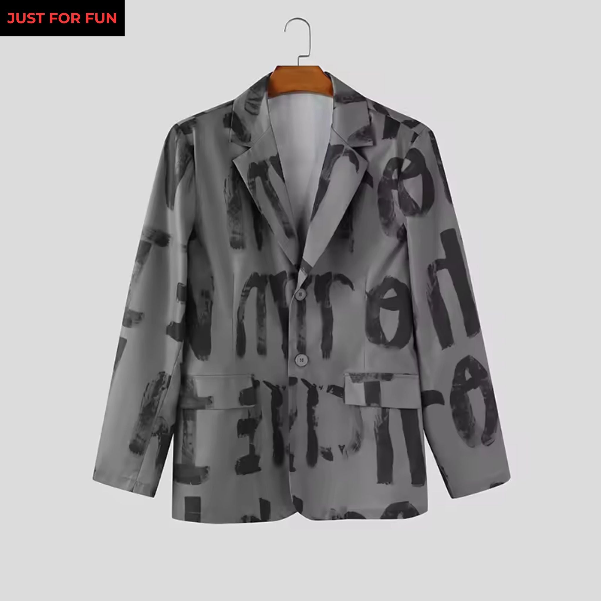 Printed Blazer Men