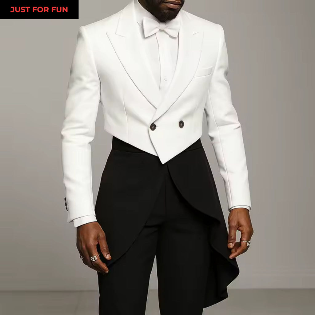 Brown Crop Blazer Men