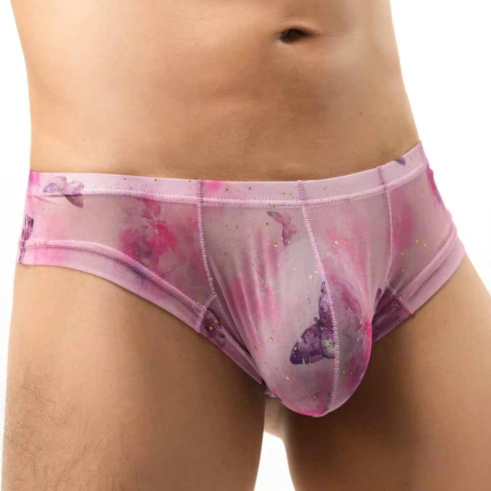 Purple Sheer Butterfly Underwear