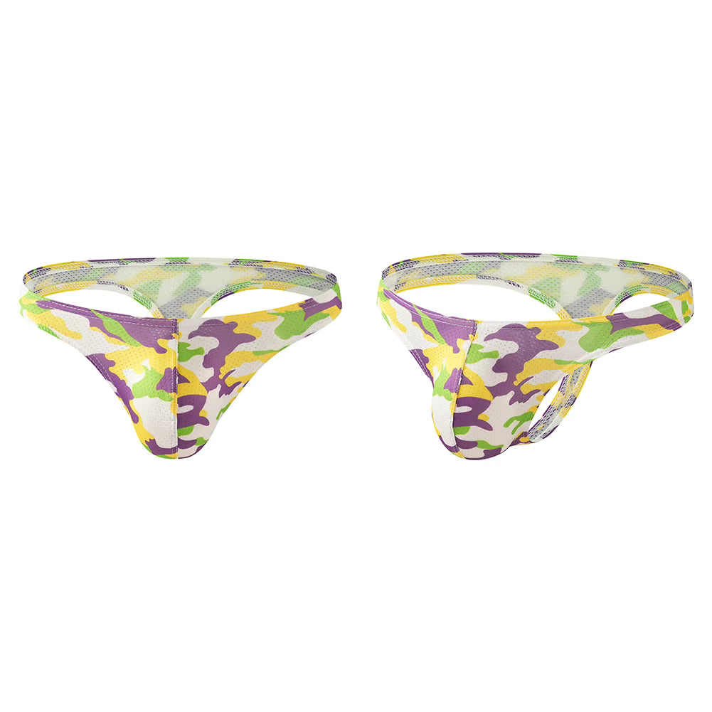 Colorful Patterned Thongs