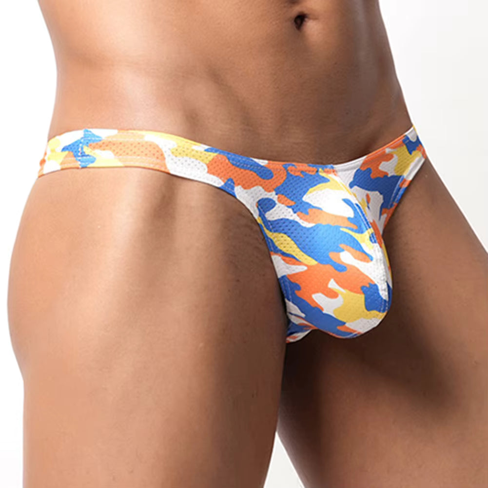 Colorful Patterned Thongs