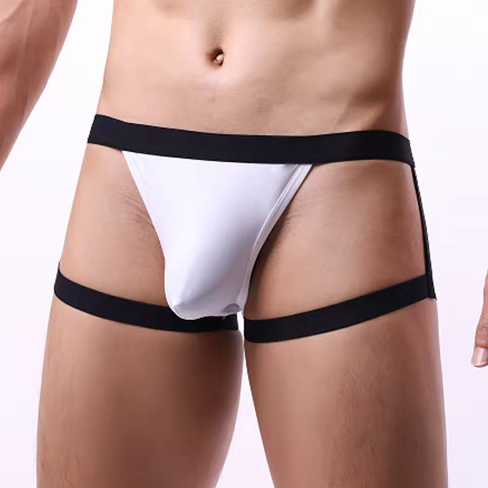 Hot Red Patchwork Underwear