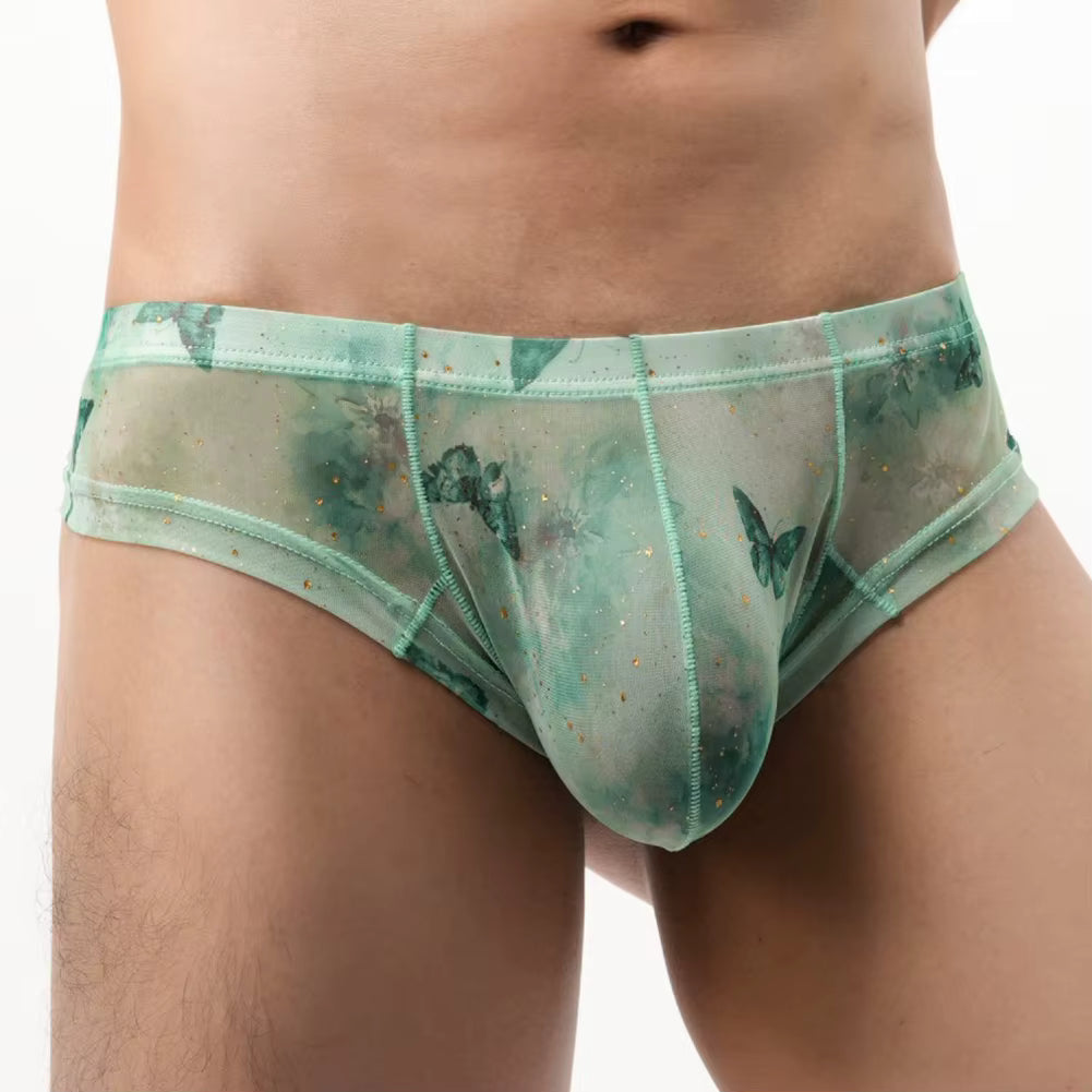 Purple Sheer Butterfly Underwear