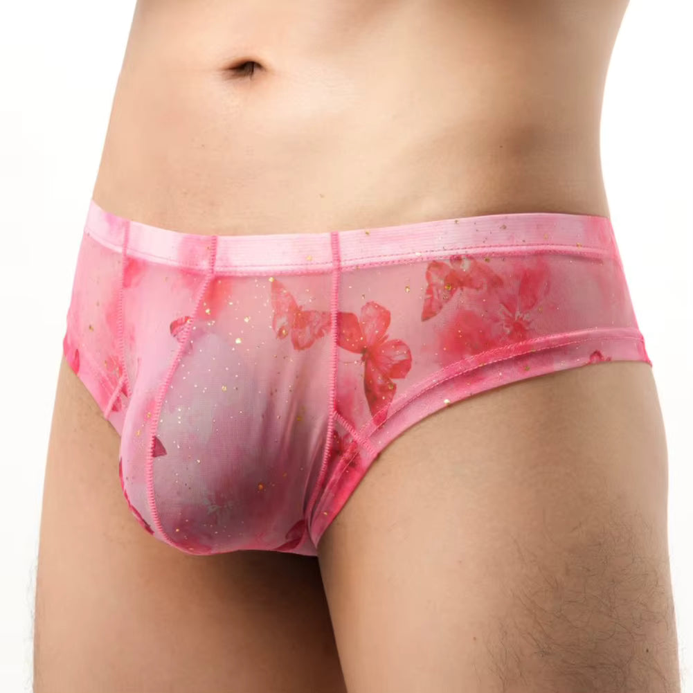Purple Sheer Butterfly Underwear