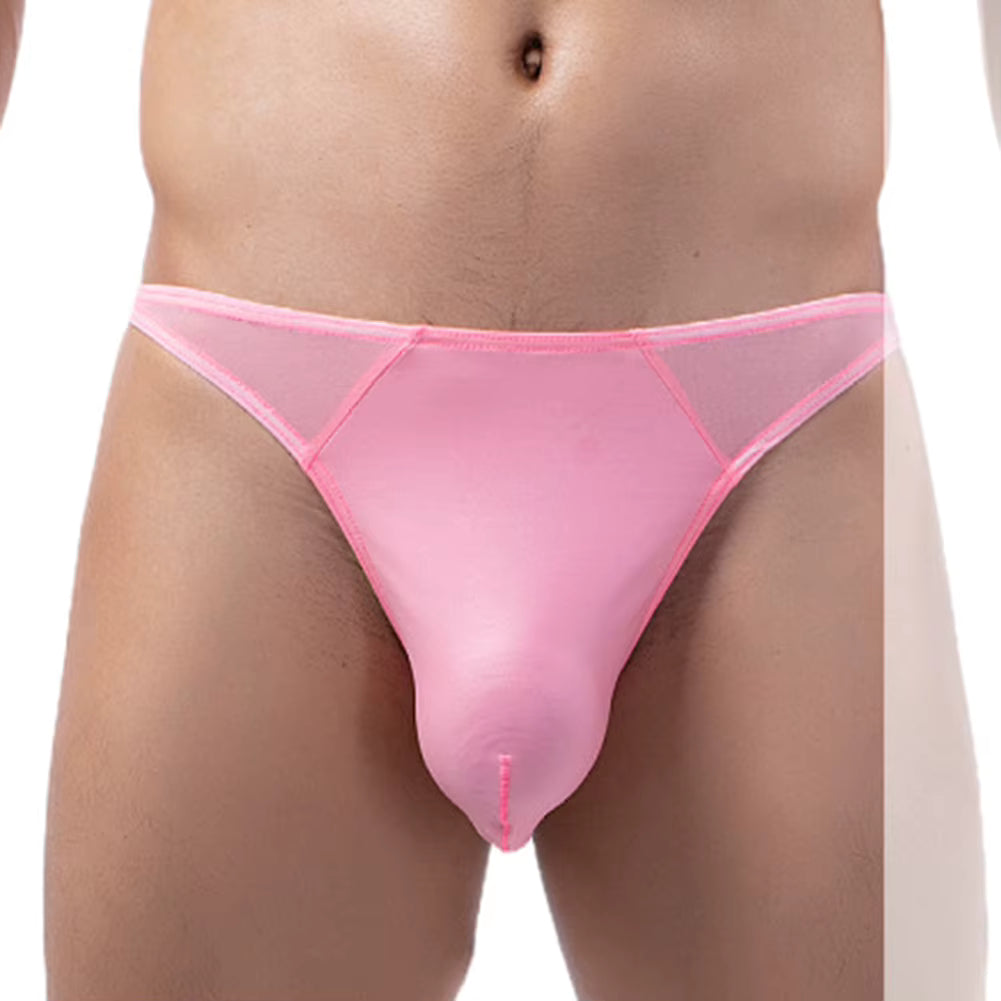 Pink Sheer Thong